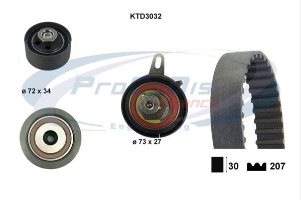 PROCODIS FRANCE Комплект ремня ГРМ KTD3032